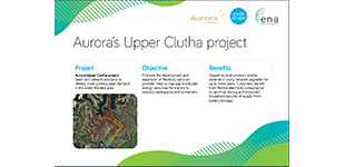 Aurora’s Energy's Upper Clutha project image